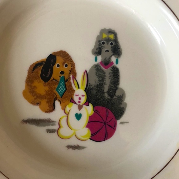 Child’s plate & flatware circa 1950; My own plate by international silver MIB - Picture 6 of 9